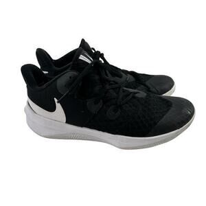 Nike HyperSpeed Court Volleyball Shoes sneakers black & white women's size 7